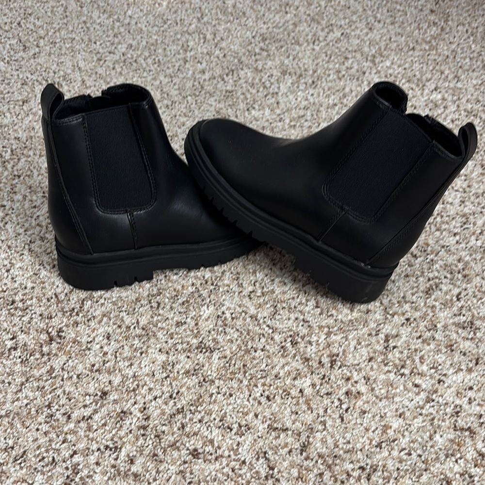 Kids Black Chelsea Boots
